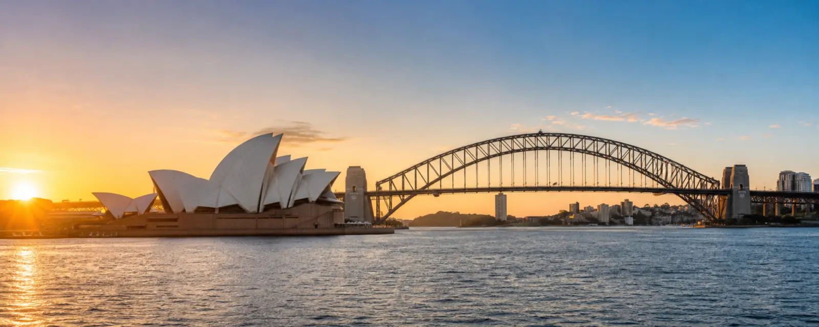 Sydney Opera House and Harbour Bridge in Australia