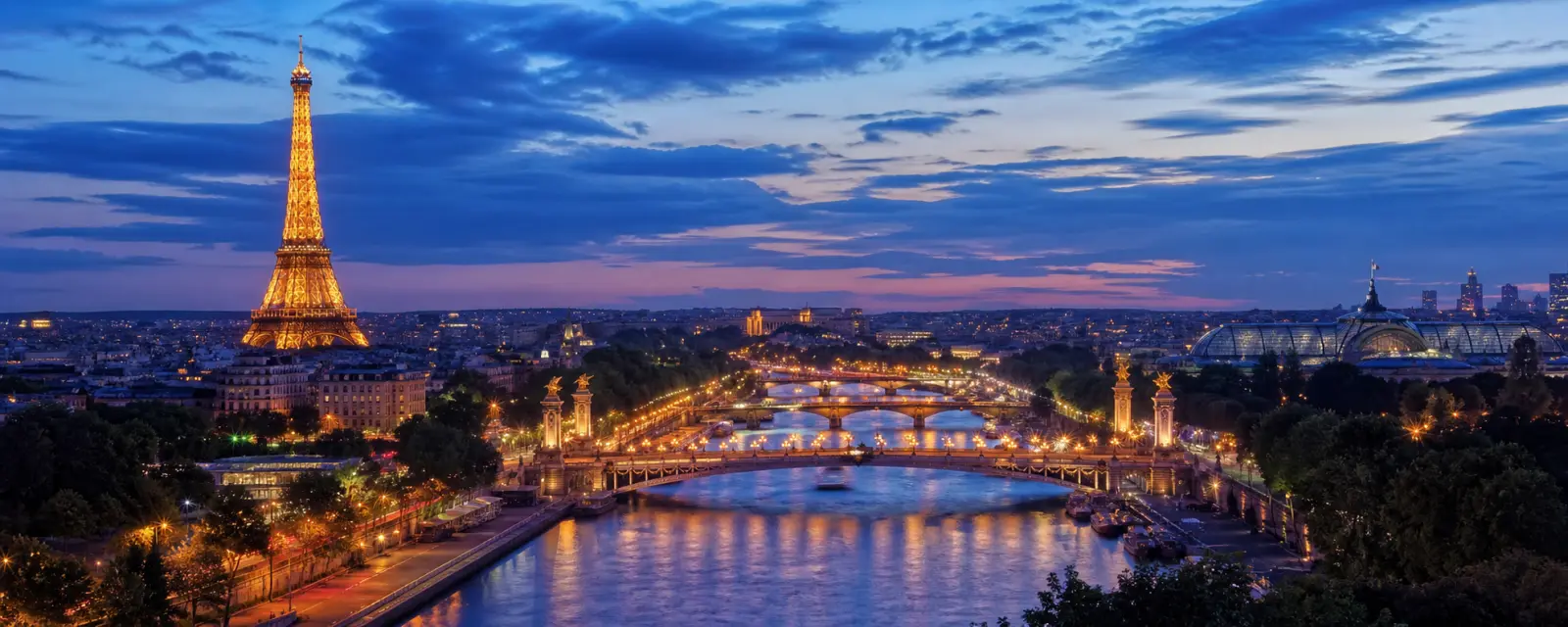 Paris and Eiffel Tower landscape for Europe 40