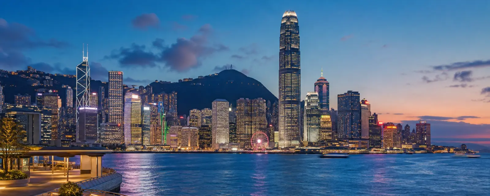 Victoria Harbour and Hong Kong skyline