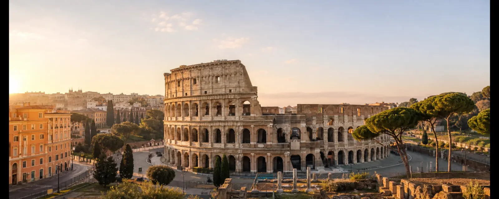 The Colosseum in Rome, Italy