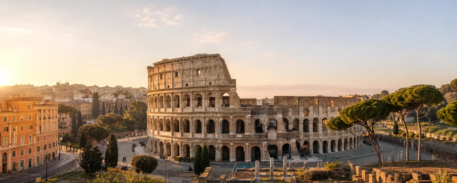 The Colosseum in Rome, Italy
