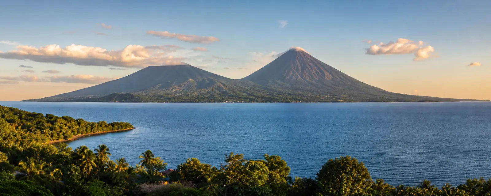 Ometepe Island and its volcanoes in Nicaragua