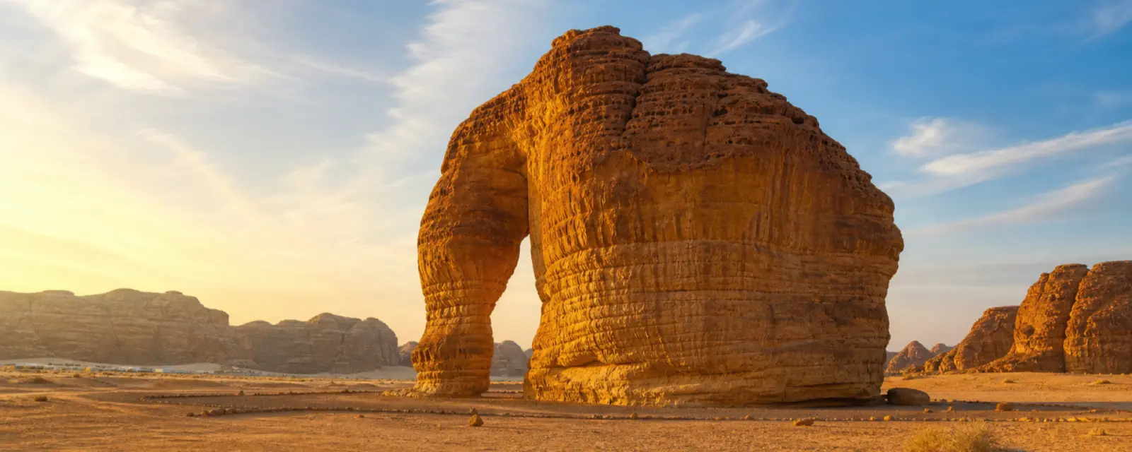 Elephant Rock in AlUla, Saudi Arabia