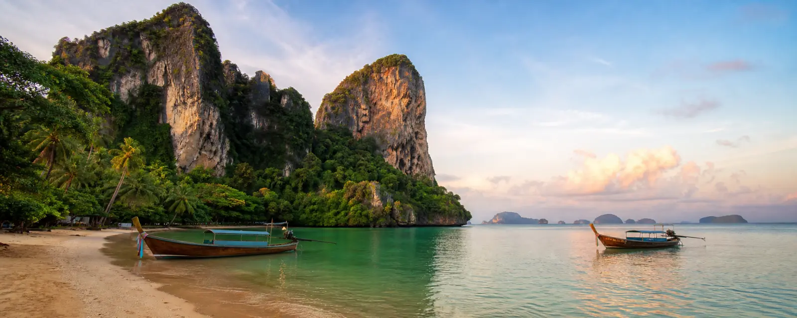 Krabi coast landscape in Thailand