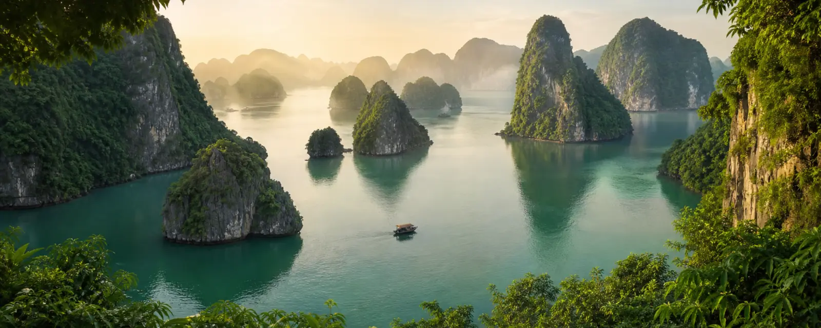 Ha Long Bay landscape in Vietnam